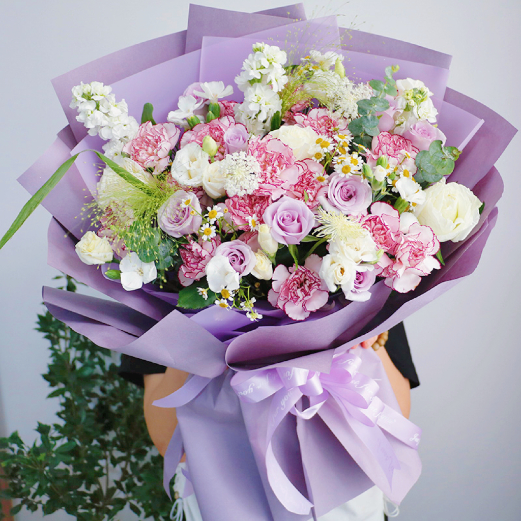 母亲节送妈妈长辈领导北京同城花店配送鲜花速递生日花束拍照