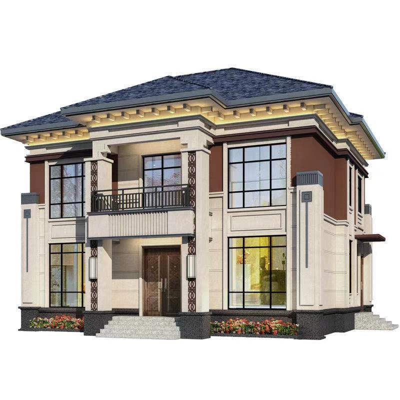 自建房别墅CAD设计图纸一二三层豪华小洋房经济楼房施工图素材