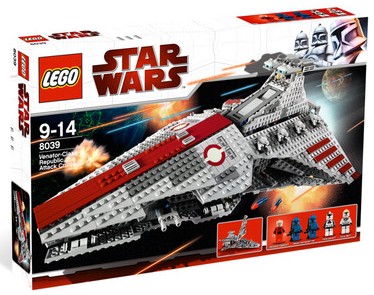 乐高LEGO 星球大战系列共和国战舰 8039收藏礼物积木玩具拼接智力