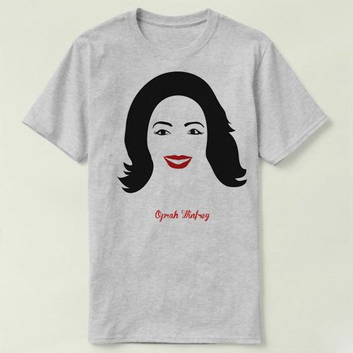 Oprah Winfrey 奥普拉 温弗瑞 衣服 定制 DIY Tee T-Shirt T恤 2