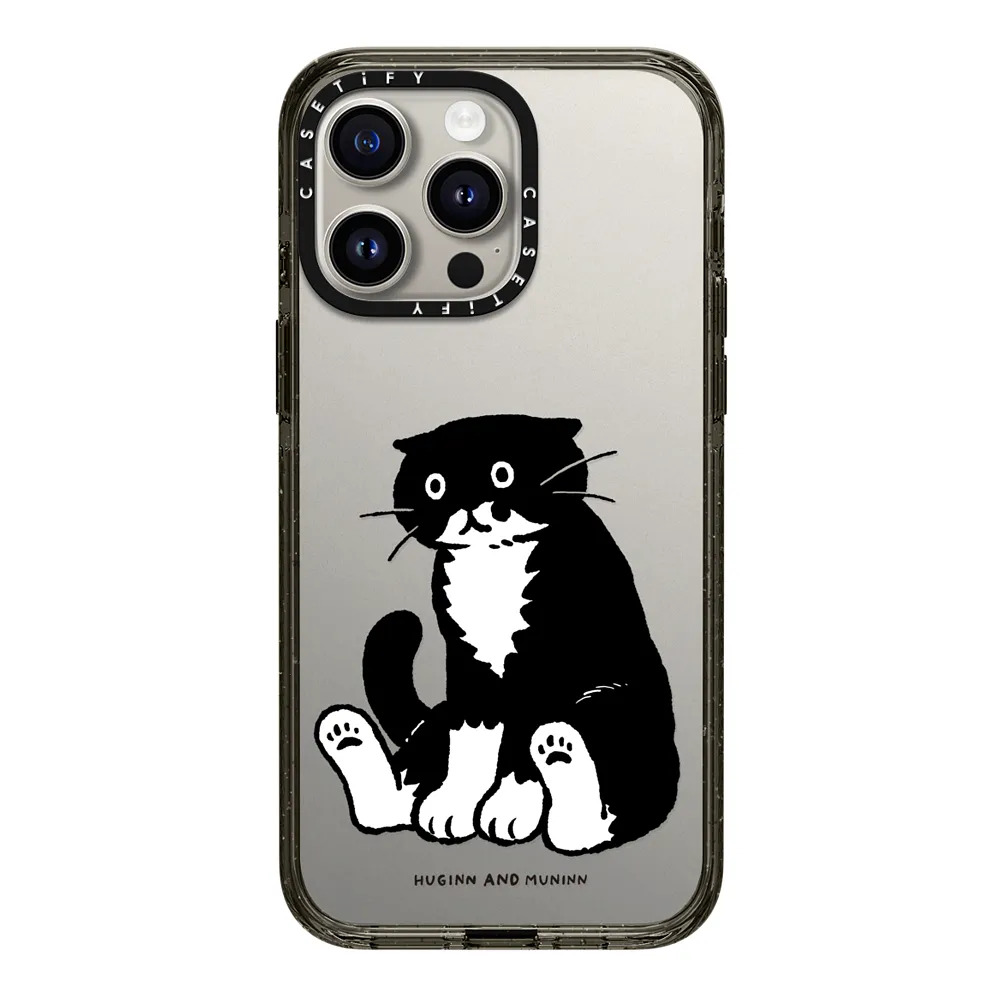 现货CASETiFY开会奶牛猫适用苹果iPhone15 pro max磁吸手机壳14/13/12镜面小众卡通可爱趣味保护套华为mate60