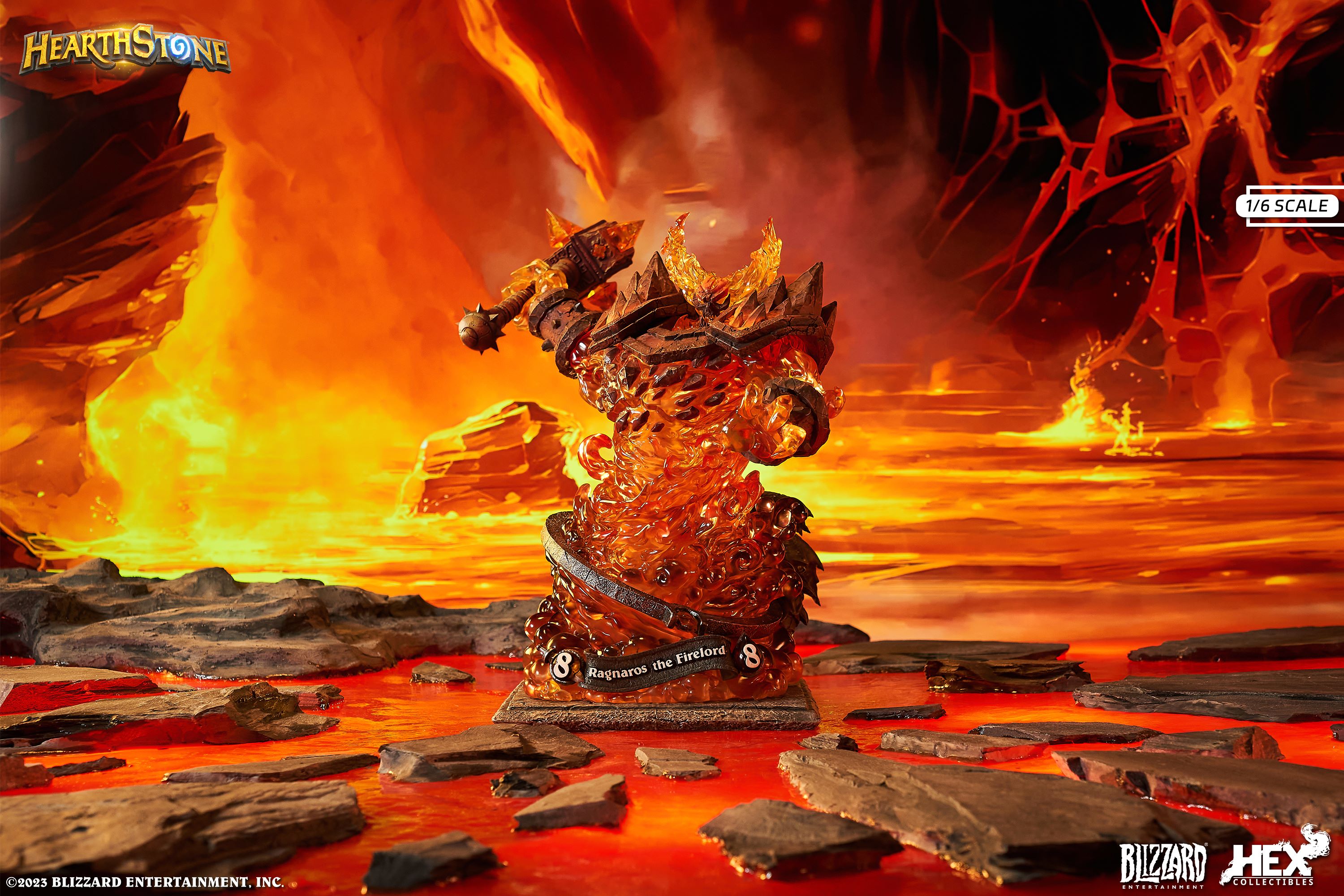 【悟极模玩】HEX 炉石传说 炎魔之王 拉格纳罗斯  限量正版雕像