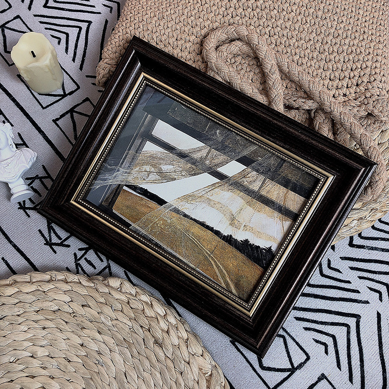 海边的风美法式相框复古摆件油画装饰画卧室客厅玄关餐厅钢琴挂画