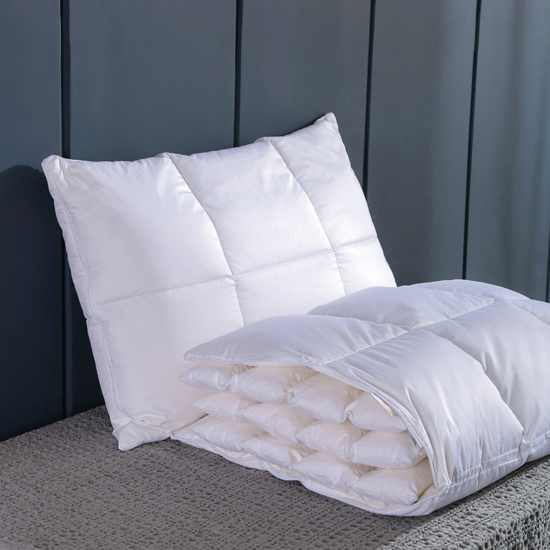 功能款羽绒枕芯一对家用单人五星级酒店鹅绒枕可调剂乳胶中高低枕