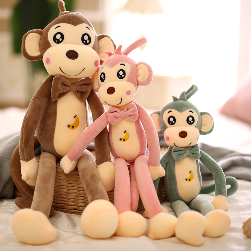 猴子毛绒玩具长腿猴布娃娃可爱小猴子公仔丑萌玩偶男孩生日礼物女