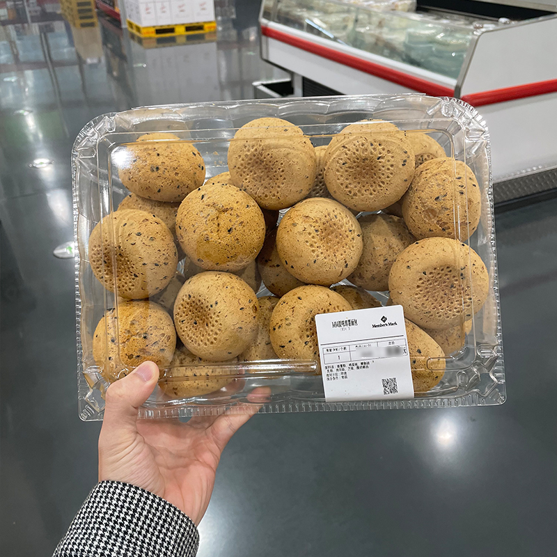 宁波山姆会员商店超市代购原味麻薯面包25g*24个蛋糕卷虾片当天采