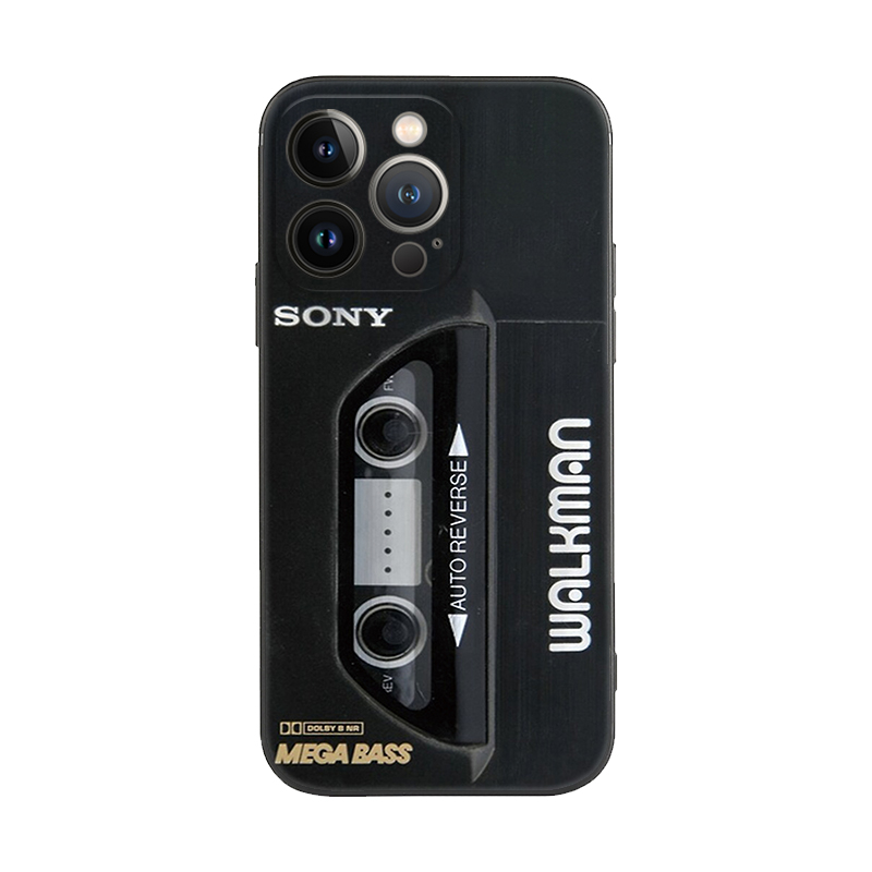 创意恶搞复古随身听磁带播放器Walkman图案小众适用于iPhone 14苹果13ProMAX手机壳12/11华为OPPO小米保护套