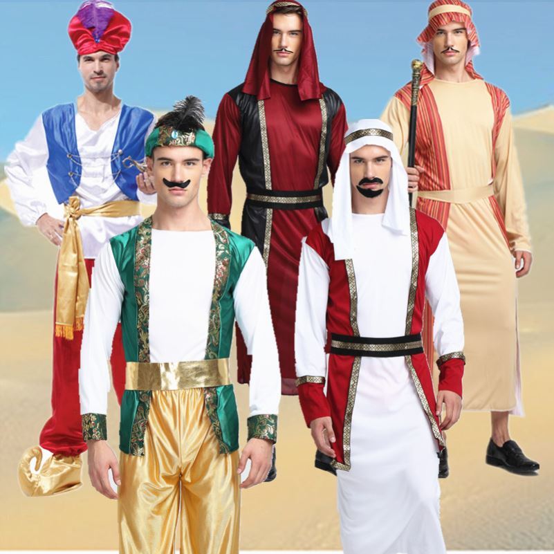 万圣节儿童服装cos阿拉伯国王沙特服饰希腊神话阿拉丁公主衣服