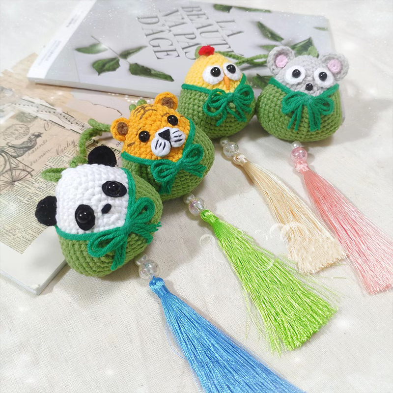 端午节编织粽子diy材料包手工自制香包福袋送小朋友礼物护身符