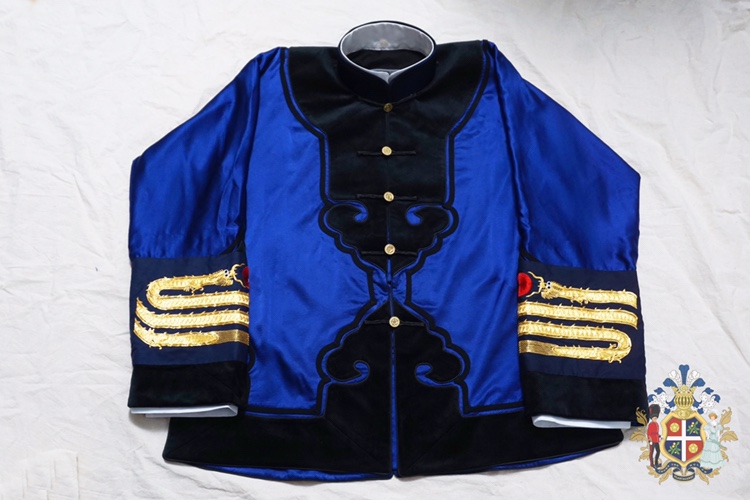 甲午战争清末北洋水师/新建海军1888式军官中式通肩版型常服号衣