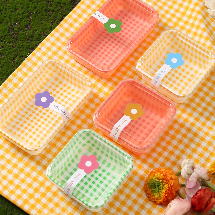 寿司打包盒一次性餐盒装野餐便当饭盒子水果春游食物甜品摆摊专用
