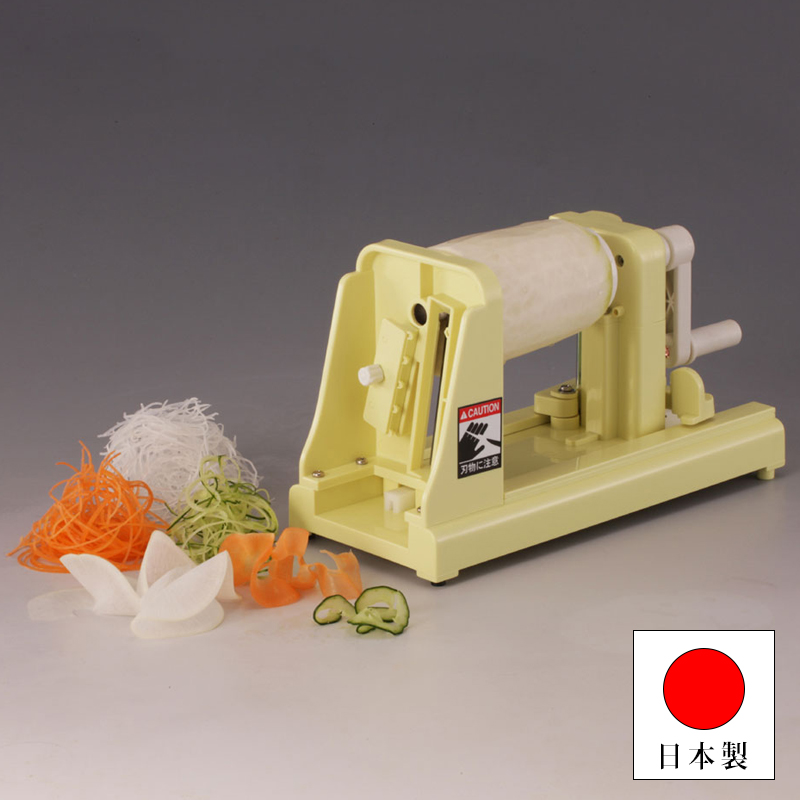 日本进口千叶刨丝机手摇土豆商用细绞切超长片白胡萝卜自动多功能