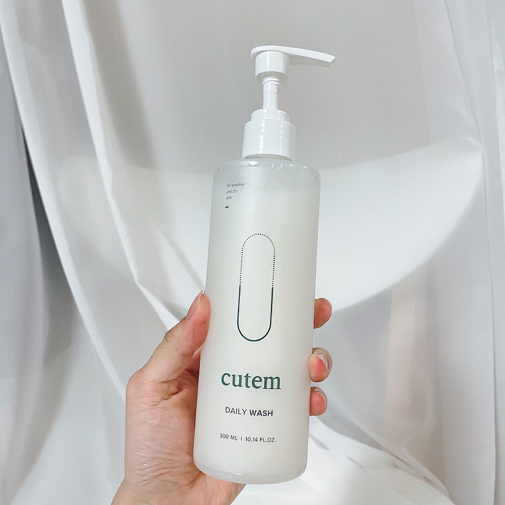 干敏皮|韩国cutem皮肤科弱酸平衡洁面清洁锁水舒缓泛红保湿洗面奶