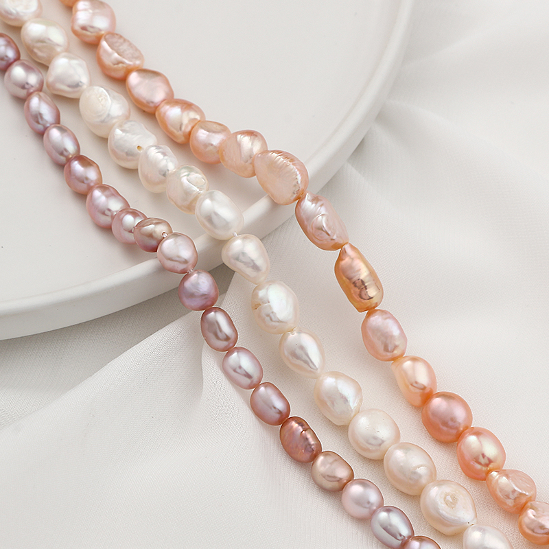天然淡水珍珠直孔异形珠子手工diy制作手链项链串珠饰品材料配件