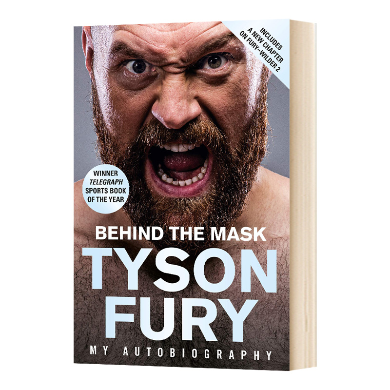 泰森弗瑞自传 英文原版 Behind the Mask 世界重量级拳王泰森 拳击职业运动员 人物传记书 进口原版英语书籍 Tyson Fury