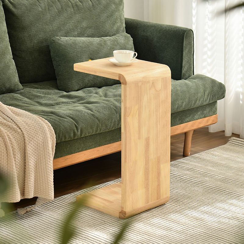 创意C型沙发边几客厅可移动茶几极简飘窗小桌子卧室床边桌置物架
