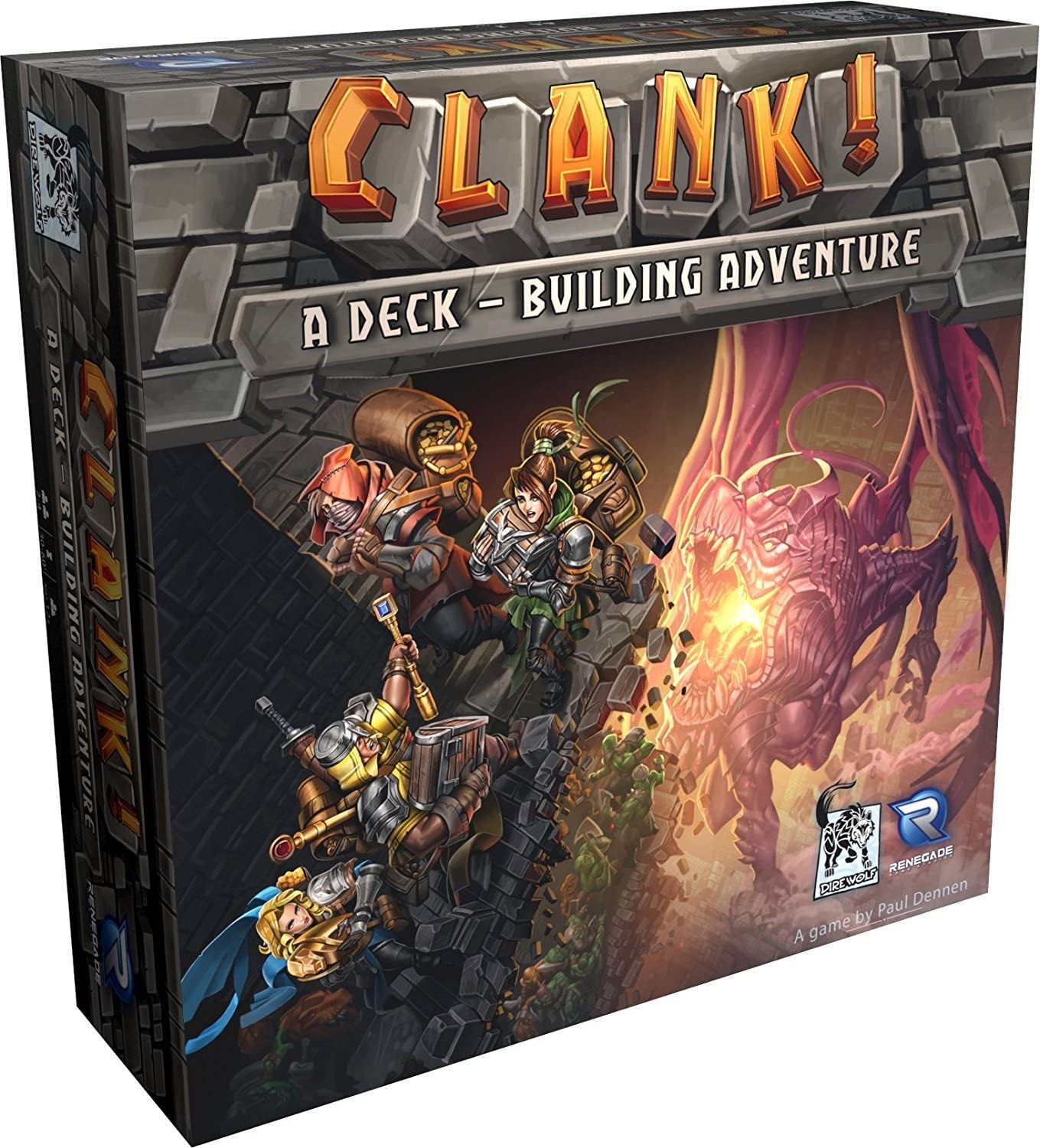 龙穴寻宝Renegade Game Studios Clank!叮当英文版桌游卡牌游戏
