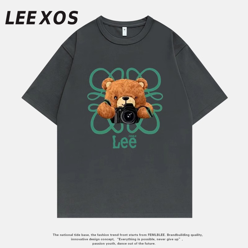【奥莱专区】LEEXOS官方联名|机场免税丨潮春夏新款短袖t恤上衣