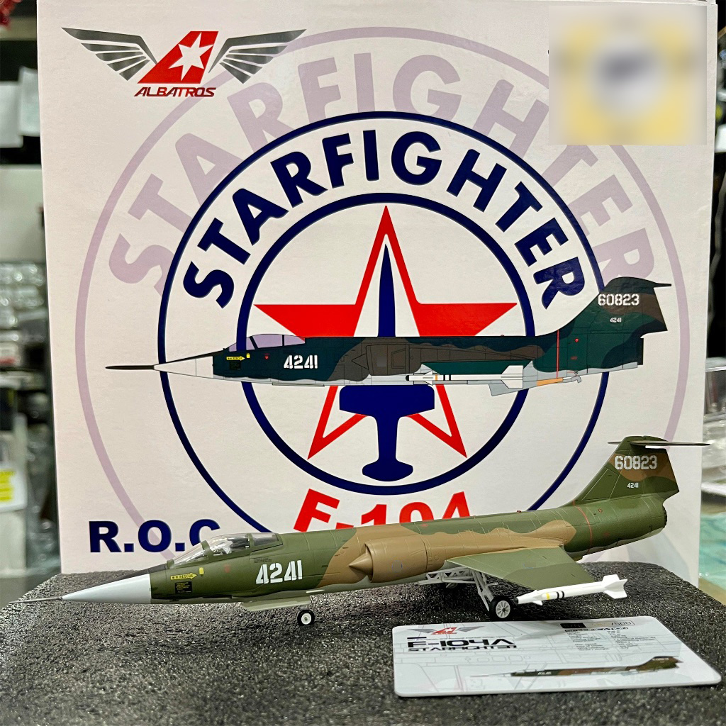 ALB1/72F-104星战士战斗机4241ROCAF合金成品军事飞机模型收藏