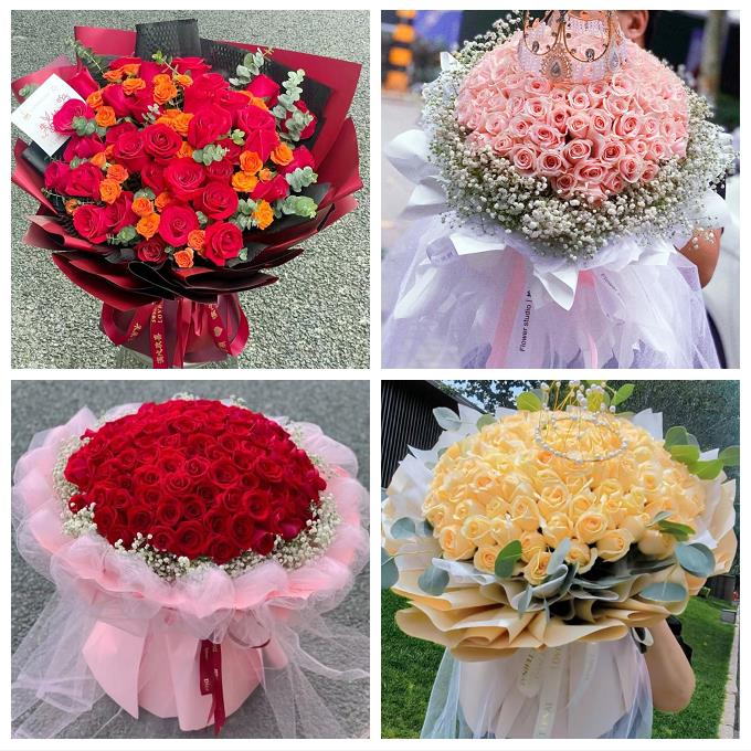 内蒙古巴彦淖尔市临河区五原县鲜花店同城送玫瑰给老婆情人女朋友
