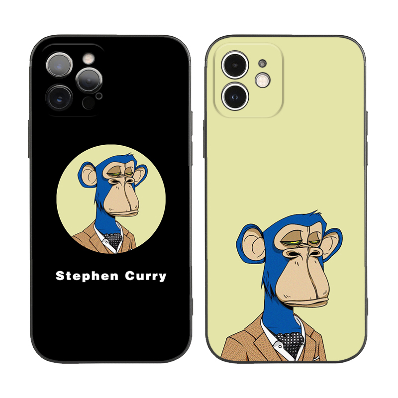NBA篮球库里猿猴头像猴子适用iPhone 13 Pro Max苹果12/11手机壳