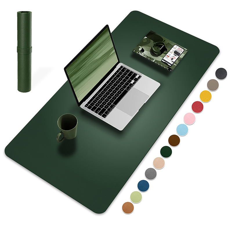 皮革鼠标垫超大防滑电脑键盘办公桌垫写字垫茶几桌垫图案印刷LOGO