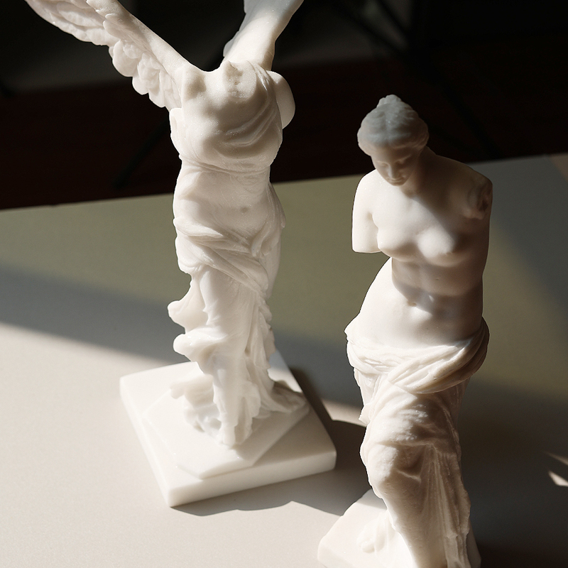 欧洲艺术人物装饰摆件3D复刻维纳斯女神雕塑装饰家居办公书房饰品