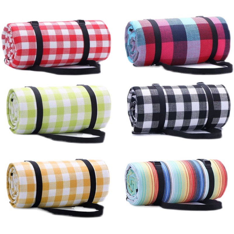 Outdoor Thicken Pad Blanket Camping Beach Plaid Picnic Mat