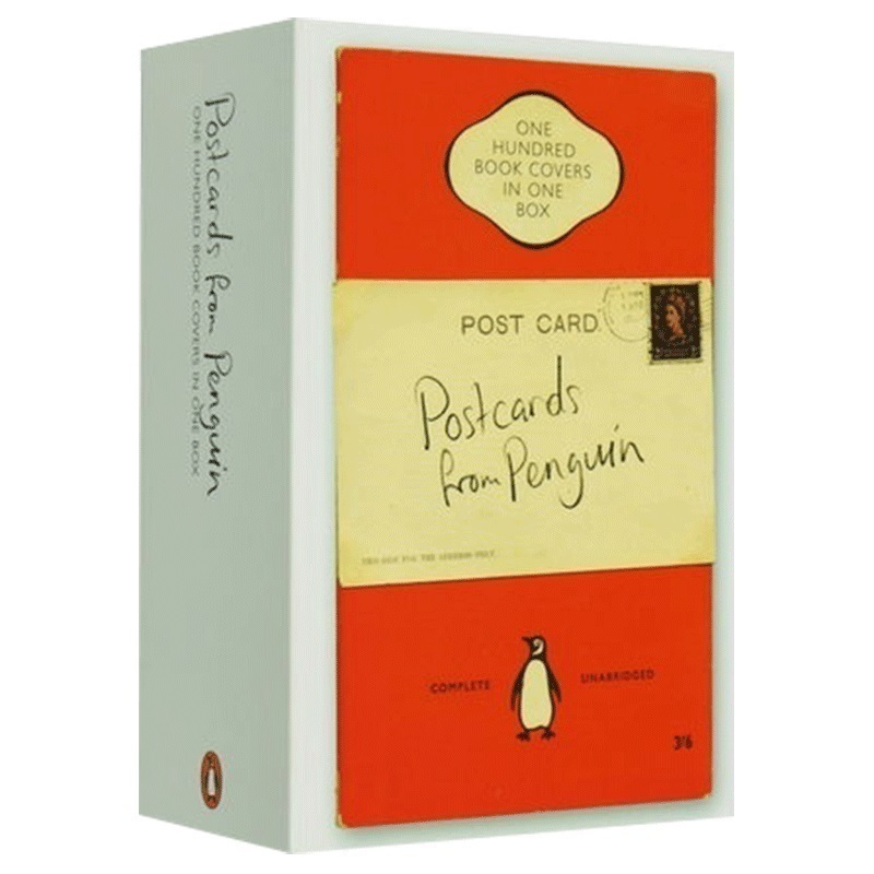企鹅书封面100张明信卡片 Postcards from Penguin 英文原版 古典名著文学封面 企鹅图书 进口英文书 企鹅出版 Penguin Classics