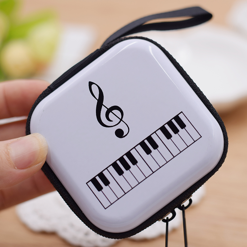 创意音乐音符礼品盒钢琴键盘图案零钱包琴键饰品盒子儿童学生奖品