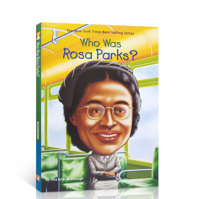 英文原版 Who Was Rosa Parks？谁是罗莎·帕克斯？ Who Was/Is 系列美国名人传记 儿童科普文学 桥梁章节书 学生英语课外阅读书籍