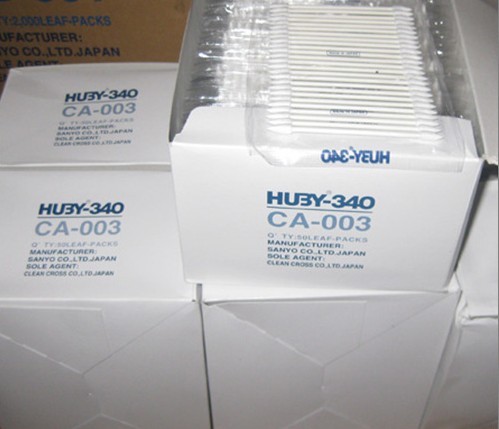 超值 无尘棉签规格齐全 纸杆 日本三洋原装进口 HUBY-340净化棉签