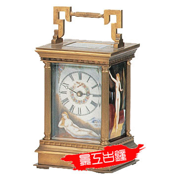钟表 欧式钟表 机械座钟 古典 台钟 欧式珐琅画皮套钟