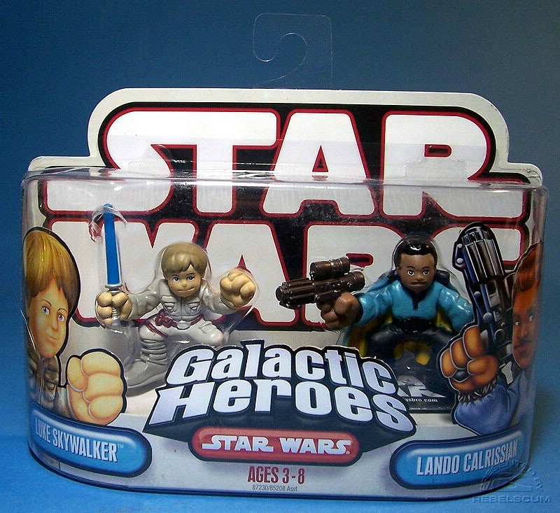 【孩仕宝】玩具模型 星球大战 Q版人偶 Heros系列 卢克和黑人