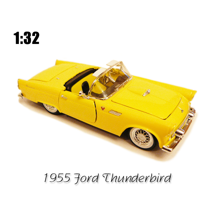 【欧美】1955 Ford Thunderbird 福特雷鸟收藏车模型装饰1:32