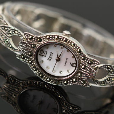 进口泰银手表 女款 老银匠手表 复古泰银手链表 925纯银手表 正品