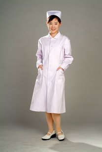 包邮 国家标准长袖护士服 长袖护士工作服 白色粉色