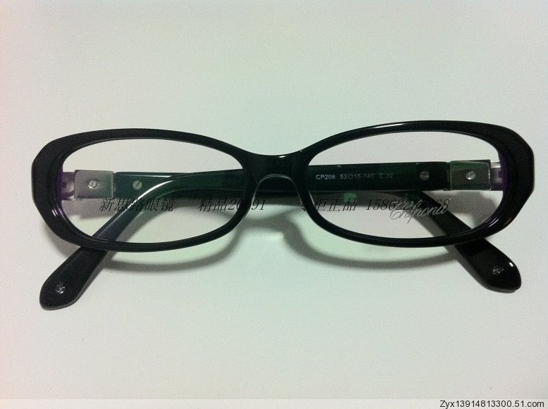 冲5钻 纯手工制作肖邦全框镶钻 时尚板材眼镜架 CP208 女款式