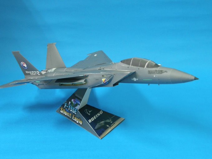 F15-SE老鹰战斗机飞机3D立体纸模型手工制作DIY实物说明