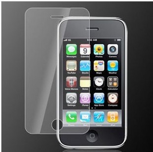 适用苹果3G屏幕贴膜iphone3gs手机膜 高清 磨砂防指纹膜 镜子膜