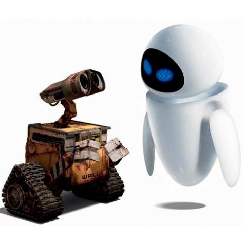 机器人总动员Wall-E 机器人 9cm伊娃EVE瓦力女友 6厘米瓦力
