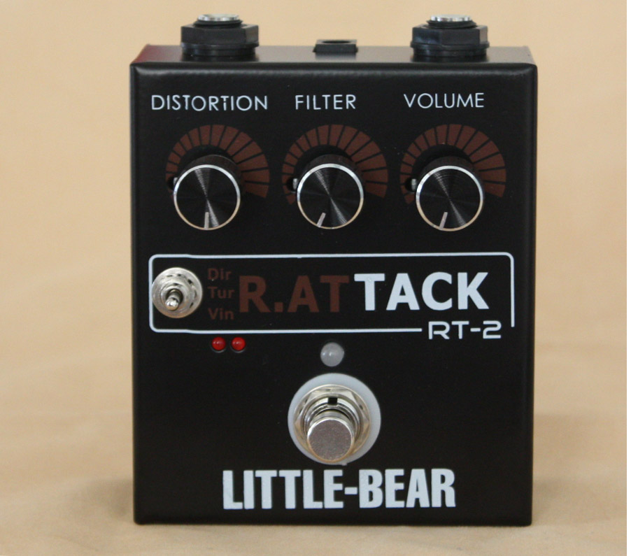 小熊三档 RAT音色 失真效果器 电吉他单块小老鼠摩托罗拉LM308N