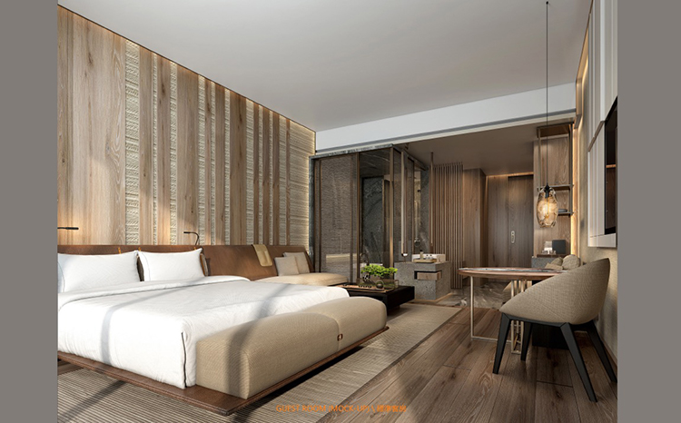 禅意集 现代新中式奢华精品酒店空间装修室内概念设计方案效果图