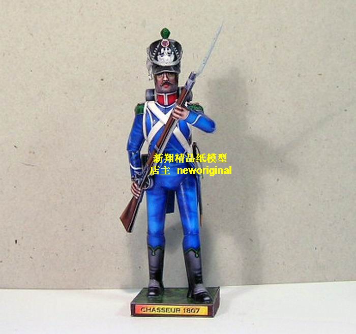 法国皇帝拿破仑火枪士兵  兵人模型