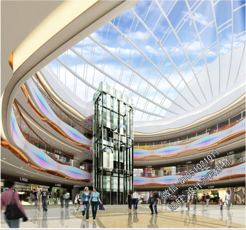 万达广场购物中心CAD施工图纸效果图商场设计商业综合体设计