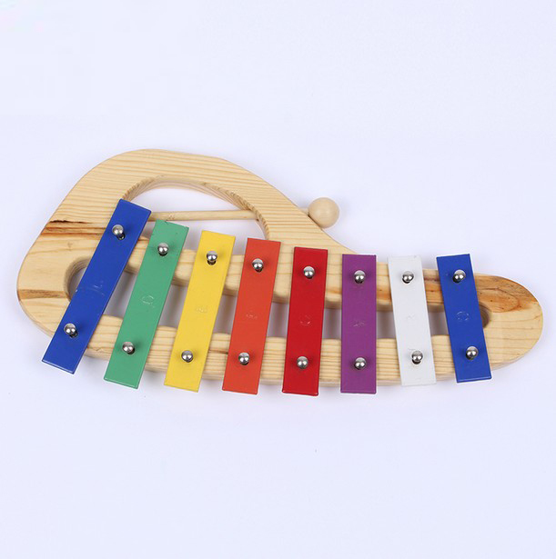 八音铝板琴儿童早教乐器婴儿玩具8音木琴打击乐器造型小八音