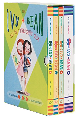 The Ivy + Bean Secret Treasure Box 英文原版 艾薇和豆豆1-3套装 美国图书馆协会童书奖 7-14岁女孩知名阅读