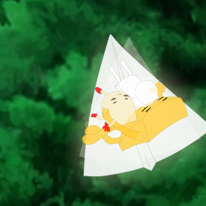 一家三口折纸飞机扔出去坐上2flash动画源文件14秒