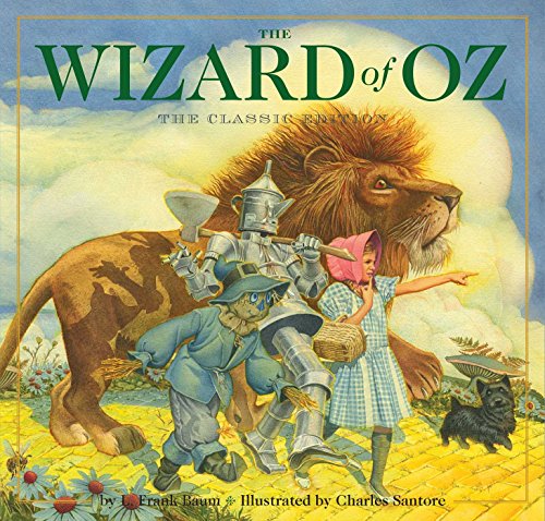 Charles Santore 插画版 绿野仙踪 精装 The Wizard of Oz 英文原版 查尔斯·桑托尔经典绘本 彩色图画书