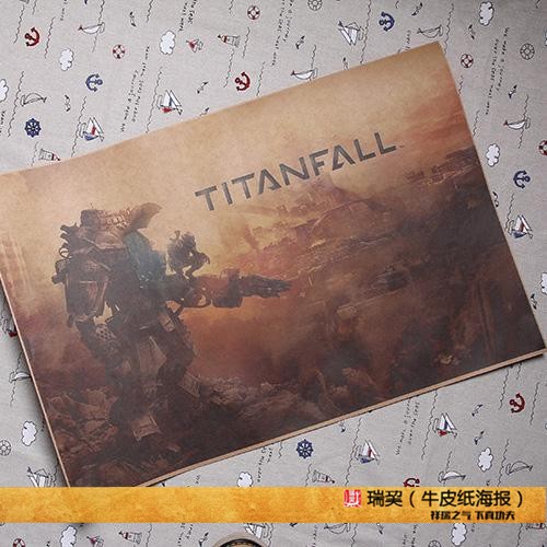 泰坦陨落游戏挂图 Titanfall 神兵 泰坦天降 海报 XBOX360挂图